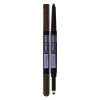 Tužka na obočí Maybelline Express Brow Satin Duo tužka na obočí Dark Brown 0,71 g