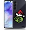 Pouzdro a kryt na mobilní telefon Samsung Picasee silikonové Samsung Galaxy A55 5G Grinch 2 čiré