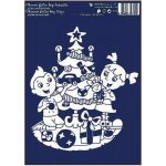 Anděl Přerov Room Decor Okenní fólie bez lepidla bílá děti u stromku 33 x 23 cm 1 kus – Hledejceny.cz