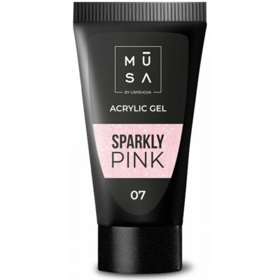 MUSA Akrygel LED/UV/CCFL Sparkly Pink 07 35 ml