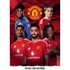 Kalendář CurePink Oficiální nástěnný FC Manchester United A3 29,7 x 42 cm [42525] 2025