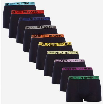 Lee Cooper pánské boxerky LCUBOX10P0101 1410367 modré 10 pack – Zboží Mobilmania