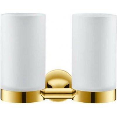 Duravit Starck T Dvojitý držák kartáčků a pasty matné sklo/zlatá 0099483400 – Hledejceny.cz