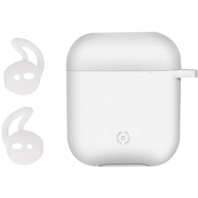 Celly Aircase pro Apple AirPods + nástavce do uší AIRCASEWH