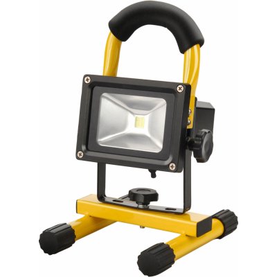 EXTOL LIGHT LED reflektor nabíjecí s podstavcem, 10W 800lm, 8,4V/3,6Ah, 43122