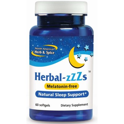 North American Herb & Spice Adaptogeny pro spánek Herbal-ZZZs 60 ks