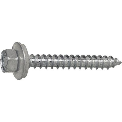 SCH Fasádní šrouby špičaté pozink s těsnící podložkou ø 16 mm Varianta: Fasádní šroub špičatý 6.5x175 pozink s neopren.podložkou ø 16 mm – Hledejceny.cz