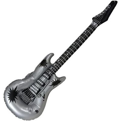 FOLAT Nafukovací kytara stříbrná rocker 100 cm – Hledejceny.cz