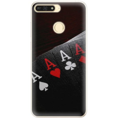 Pouzdro iSaprio Poker Honor 7A mléčné – Zboží Mobilmania