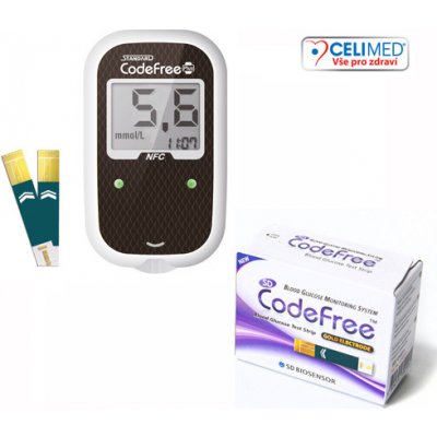 SD Diagnostics Codefree PLUS Glukometr + 50 proužků – Zboží Živě