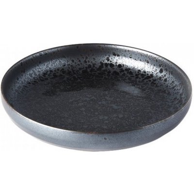 Made in Japan Mělký talíř s vysokým okrajem Black Pearl 22 cm – Hledejceny.cz