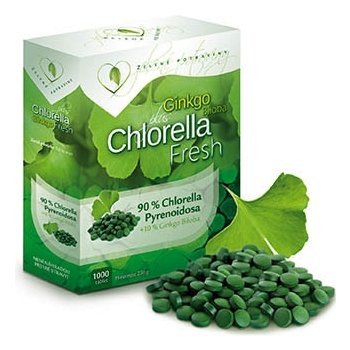 Fresh Chlorella Ginkgo Fresh 250 g Chlorella pyrenoidosa 1000 tablet