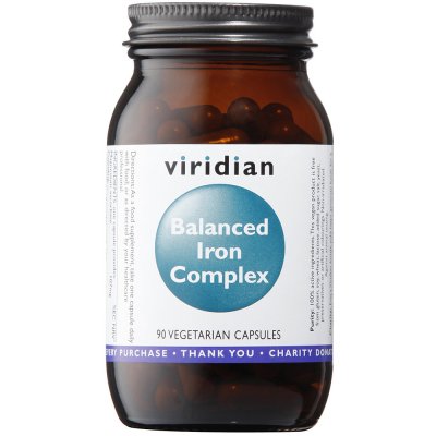 Viridian nutrition Balanced Iron Complex 90 kapslí