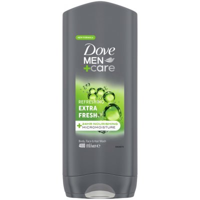 Dove Men+Care Extra Fresh sprchový gel na tělo a tvář pro muže, 400 ml
