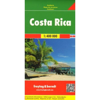 Automapa Kostarika 1 : 400 000