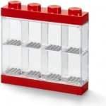 LEGO® vitrínka na 8 minifigurek červená – Zbozi.Blesk.cz