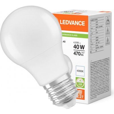 LEDVANCE Osram LED CLASSIC A 4.9W 840 FR E27 – Zboží Mobilmania