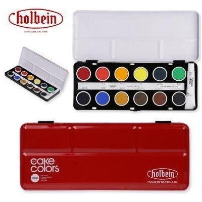 Holbein Sada akvarelových barev Cake Colors Transparent různé sady – Hledejceny.cz