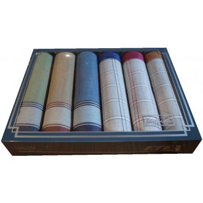 Etex Pánské kapesníky dárkové 6ks – Zboží Dáma