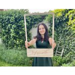 Dřevěný fotorámeček do fotokoutku se jmény – Hledejceny.cz