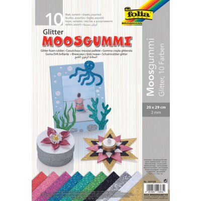 Pěnovka 20 × 29 cm - třpytivá - 10 barev – Hledejceny.cz