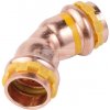 Tvarovka KAN-therm Copper V Gas Koleno Cu lisovací 45° SPG5041V pro plyn A/A 18 mm