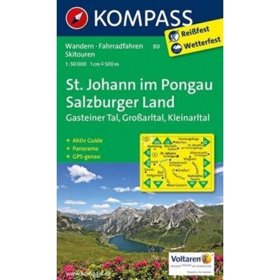 St.Johann Salzburger Land mapa 1:50t. 80