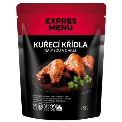 EXPRES MENU Kuřecí křídla na medu a chilli 300 g – Zbozi.Blesk.cz