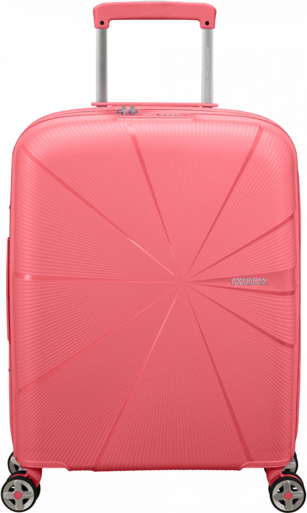 American Tourister Starvibe S EXP růžová 41 l