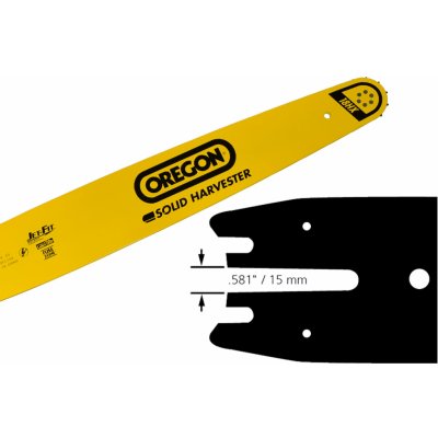 Oregon Harvestorová lišta Solid B149 75cm 2mm .404" 752HSFB149 – Hledejceny.cz