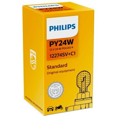 Philips Silver Visio 12274SV+C1 PY24W PG20/4 12V 24W