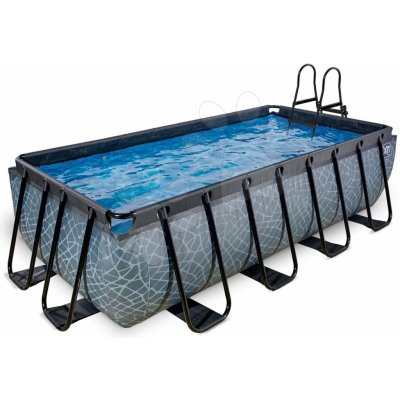 Exit Toys Frame s pískovou filtrací 400 x 200 x 100 cm Stone Grey – Zboží Mobilmania