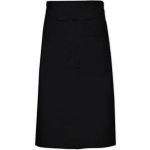 Link Kitchen Wear Kuchařská zástěra s kapsou X970T Black 100x70cm – Hledejceny.cz
