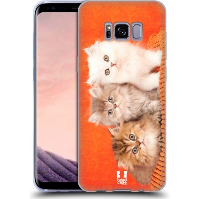 Pouzdro HEAD CASE Samsung Galaxy S8 vzor Kočičky koťata foto 3 kočky – Zboží Mobilmania