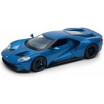 Welly Ford GT 2017 modrá 1:24 – Zboží Mobilmania
