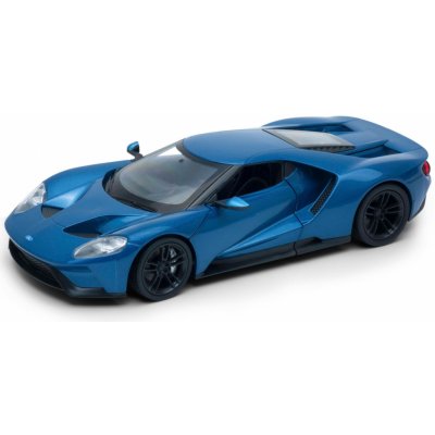 Welly Ford GT 2017 modrá 1:24 – Zboží Mobilmania