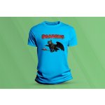 Sandratex dětské bavlněné tričko Bezzubka 2. azurová – Zboží Dáma