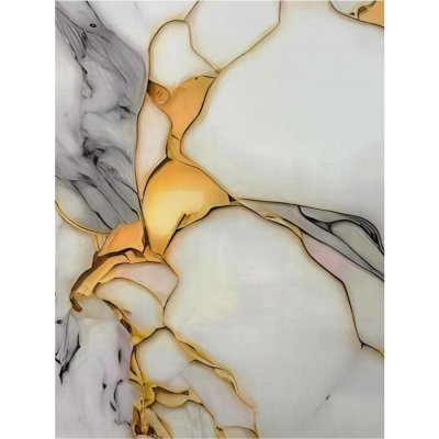 Impol Trade TPM0001129 280 x 60 cm mramor šedo-zlatý 1ks – Hledejceny.cz