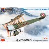 Sběratelský model Kovozávody Prostějov Avro 504K 'European Users' 3x camo 1:72