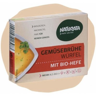 Naturata Zeleninový bujon kostky s bio droždím 6 x 12 g – Zboží Dáma
