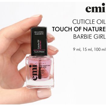 E.Mi Cuticle Oil Barbie Girl Touch of Nature olej na kůžičku 15 ml