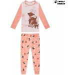 Dívčí pyžamo KUGO MP VÁNOČNÍ lososové – Zboží Dáma