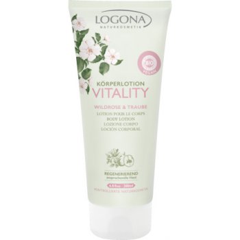 Logona Vitality tělové mléko růže a hrozny 200 ml