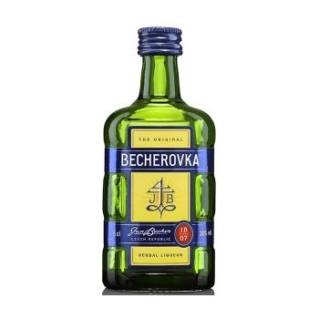 Becherovka 38% 0,05 l (holá láhev)