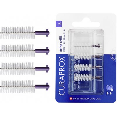 Curaprox CPS 18 Regular REFILL mezizubní kartáčky blistr 4 ks – Hledejceny.cz