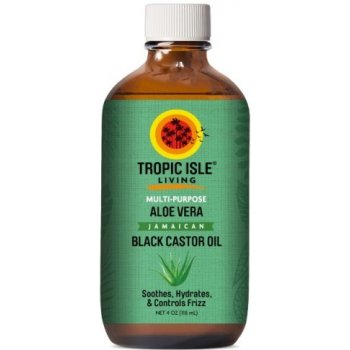 Tropic Isle Living černý ricinový olej s aloe vera 120 ml