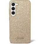 Pouzdro Guess PC/TPU Glitter Flakes Metal Logo Samsung Galaxy S23+19 – Zboží Živě