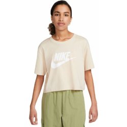 Nike Sportswear Essential Crop Icon sanddrift/white