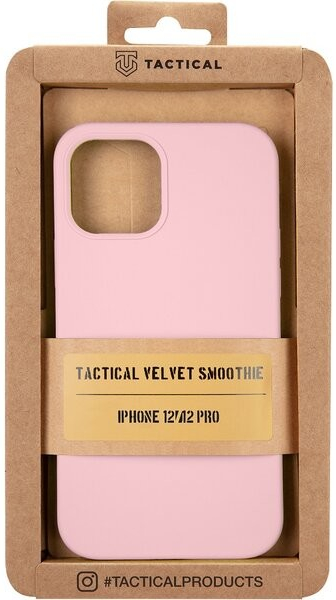 Pouzdro Tactical Velvet Smoothie Apple iPhone 12 /12 Pro Pink Panther