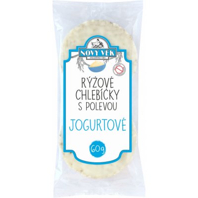 Nový Věk Chlebíčky rýžové jogurtové 60 g – Zbozi.Blesk.cz